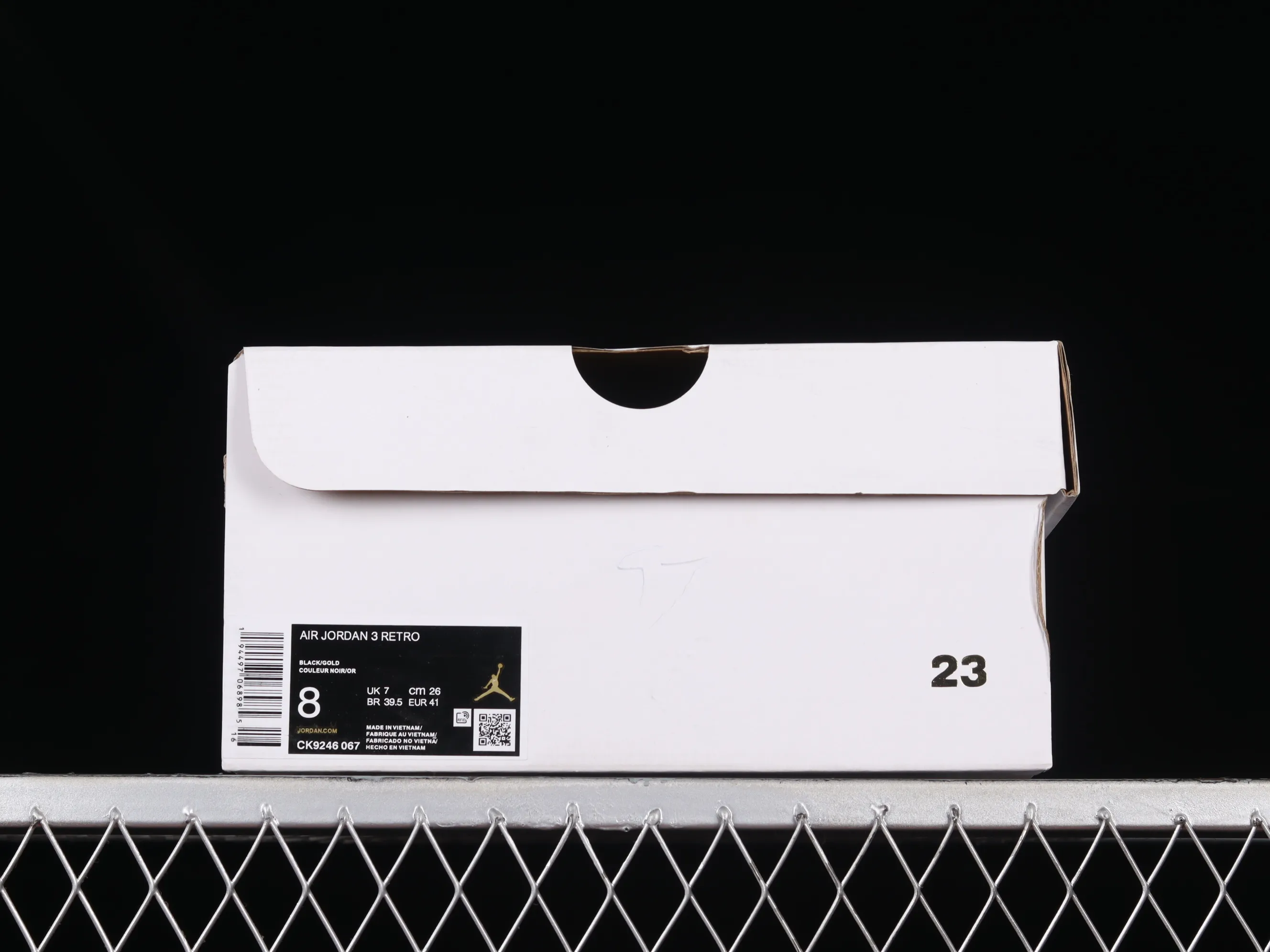 All categories Air Jordan Jordan series basketball shoes Air Jordan 3 Air Jordan 3 Retro "Black Gold" AJ3 Joe 3 black gold cement CK9246-067